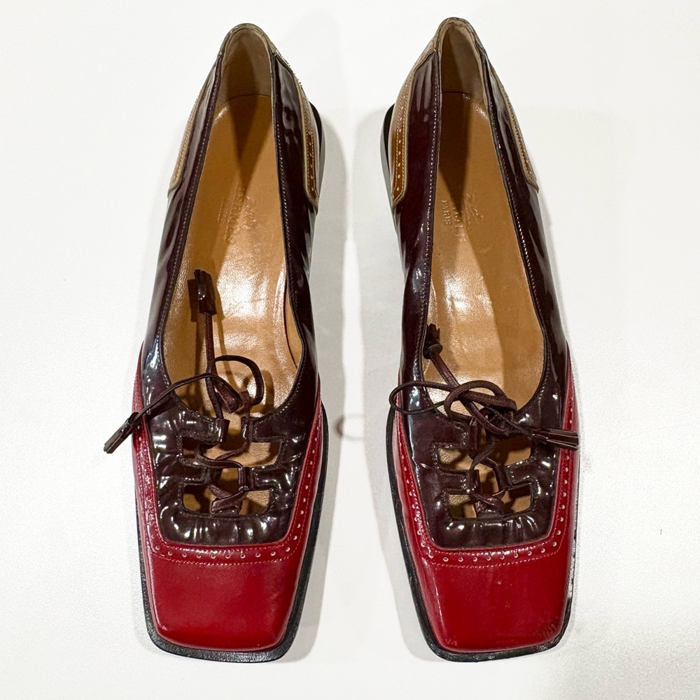 Hermes Lace Up Loafers
